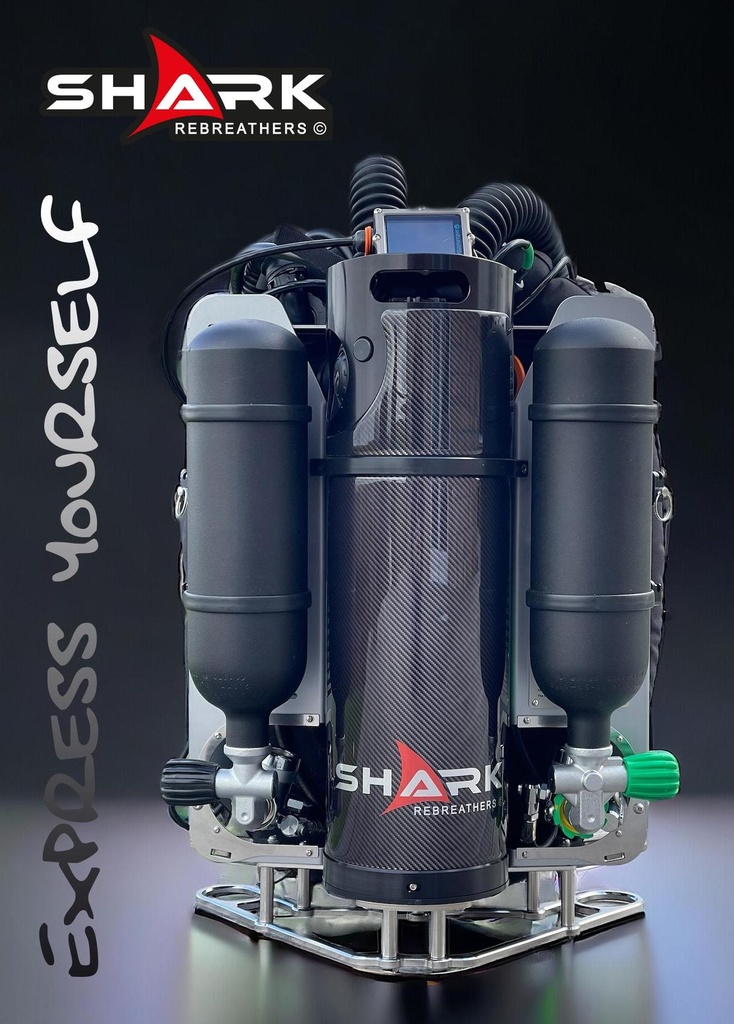 Shark Rebreather with Petrel3 Divecan